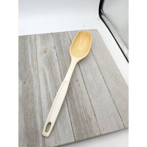 Vintage Foley Almond Nylon Plastic Solid Spoon 11"
